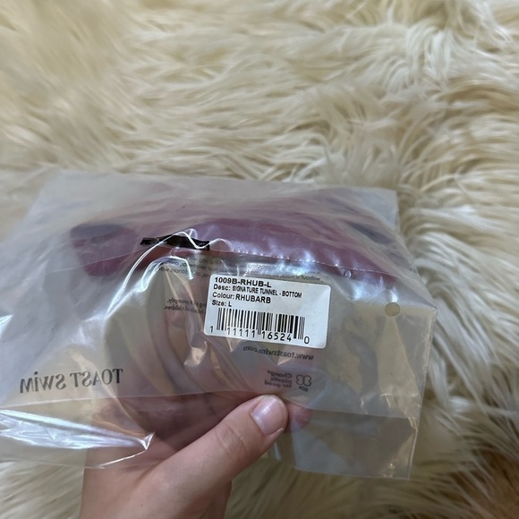 STONE FOX x FREE PEOPLE Signature Tunnel Bottom In Rhubarb - Picture 7 of 7